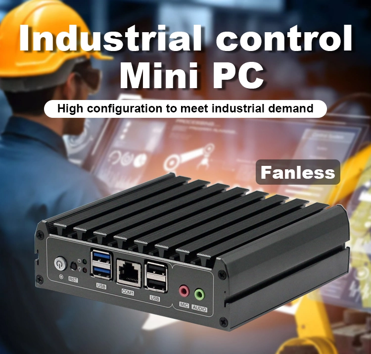 Wholesale Low Cost Industrial Mini PC 2 X Intel I211at Gigabit Network Card 2048X1536 VGA Fanless Embedded Industrial Mini PC