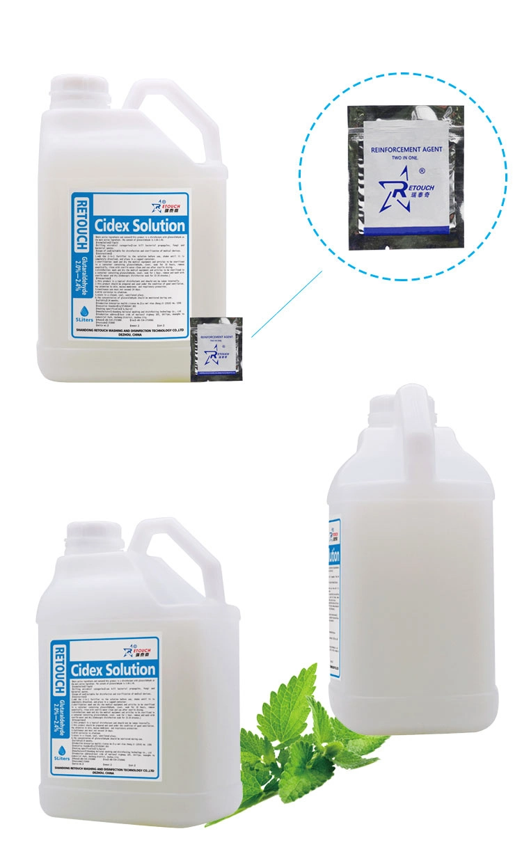 Made in China High-Level Disinfection with 2% Glutaraldehyde Disinfectant, Cidex Solution